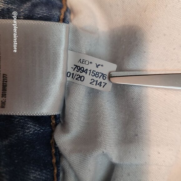 American Eagle Jeans 10 S Jegging Highest Rise Next Level Stretch Medium Light - Picture 7 of 13